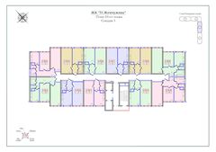 План поверху • Типовой этаж 3 секция