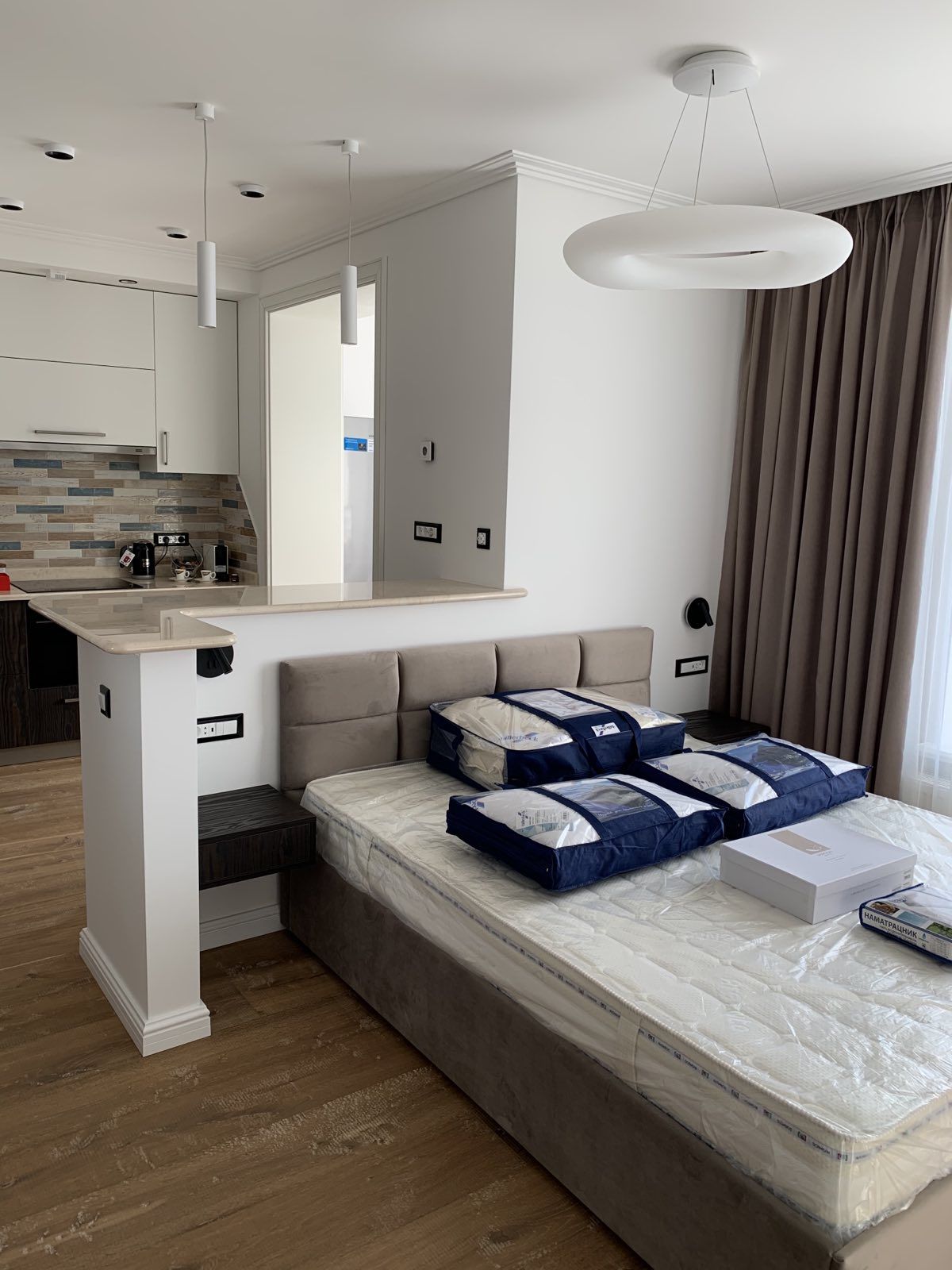 An apartment with a high-end, designer renovation. Move right in!