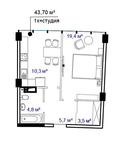 Квартира Дружби народів вул.