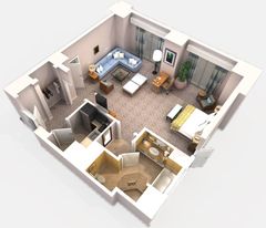 Apartment on Gagarinskoe Plateau