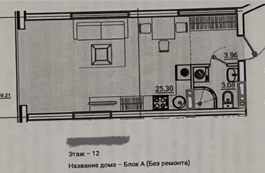 Квартира на Приморская ул.
