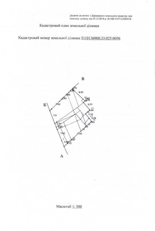 A plot of land on Lyustdorfskaya Road