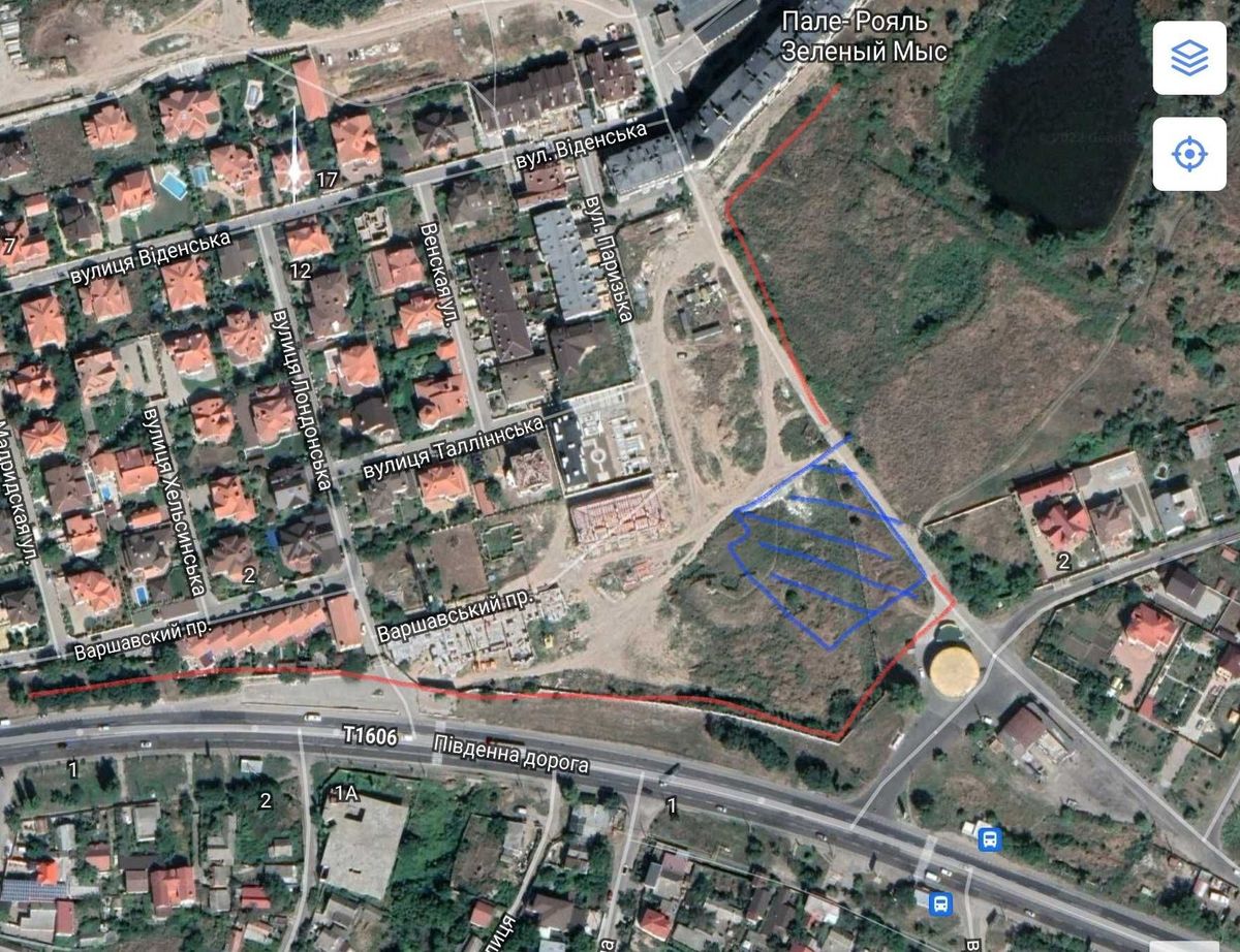 Land plot on Italiyskyi Boulevard, st.