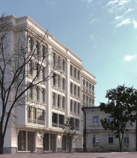 The perfect location for constructing a new hotel-style building.